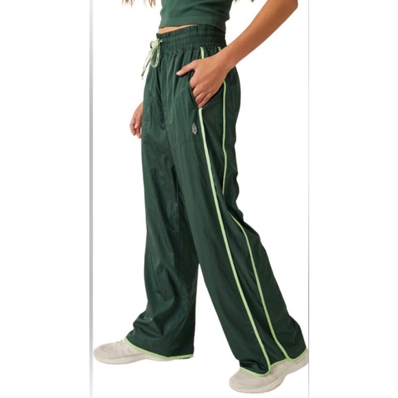 FP Movement by Free People Pants - FP Movement by Free People Polish It Off Stripe Pants Large NWT Alpine Trail